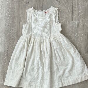Ruby & Bloom White Smocked Tiered Sundress